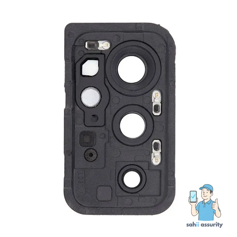 Camera Lens Glass with Frame for OnePlus 9RT 5G Silver thumbnail